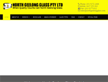 Tablet Screenshot of northgeelongglass.com